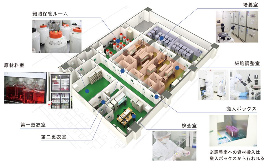 細胞の保管施設